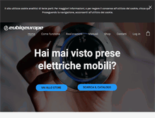 Tablet Screenshot of eubiqeurope.com
